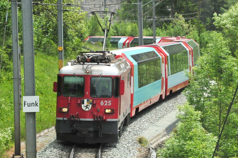 RhB Glacier Express, Allegra Triebwagen und andere (9)